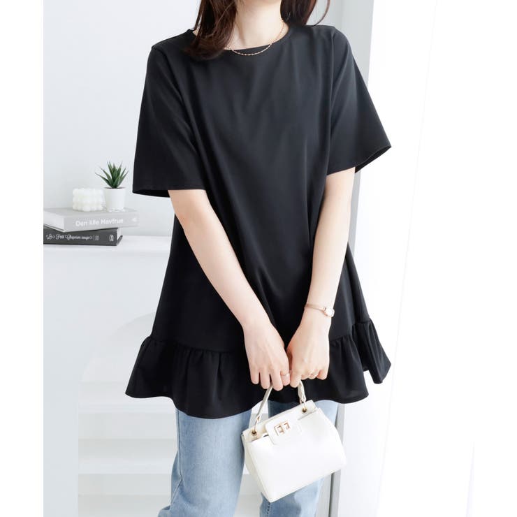 裾フリルＴシャツチュニック | alotta | 詳細画像25 