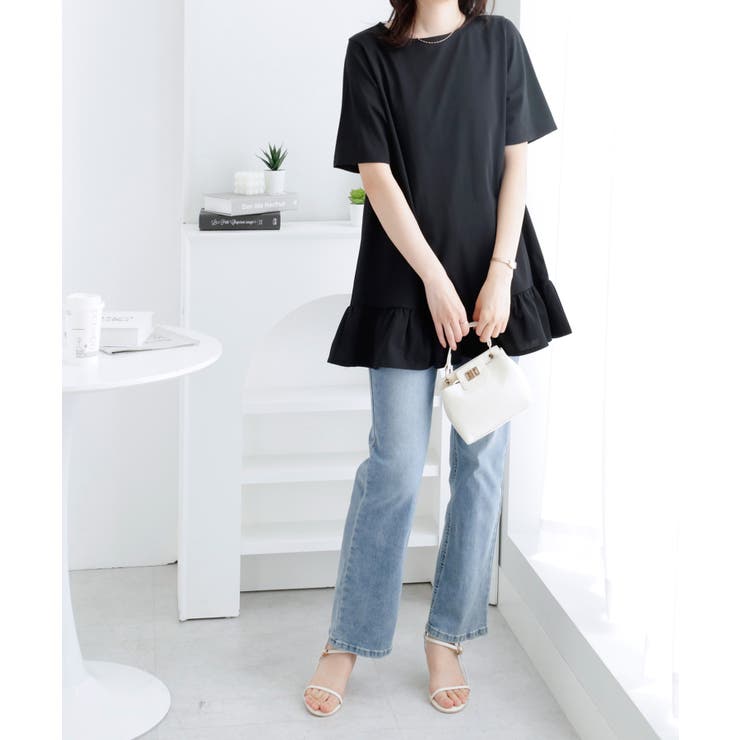 裾フリルＴシャツチュニック | alotta | 詳細画像27 