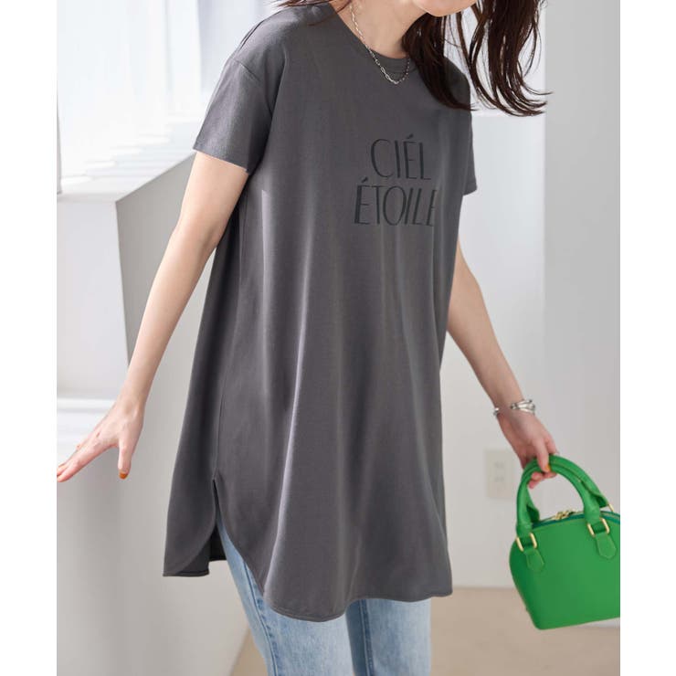 ひんやり＆さらり綿混チュニックＴシャツ | Viola e Viola | 詳細画像9 
