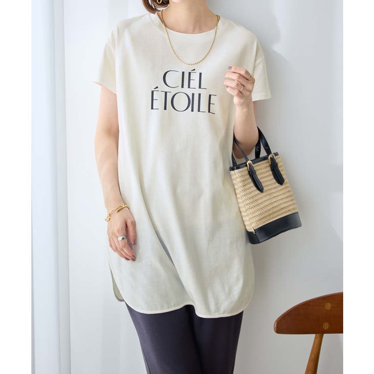 ひんやり＆さらり綿混チュニックＴシャツ | Viola e Viola | 詳細画像2 