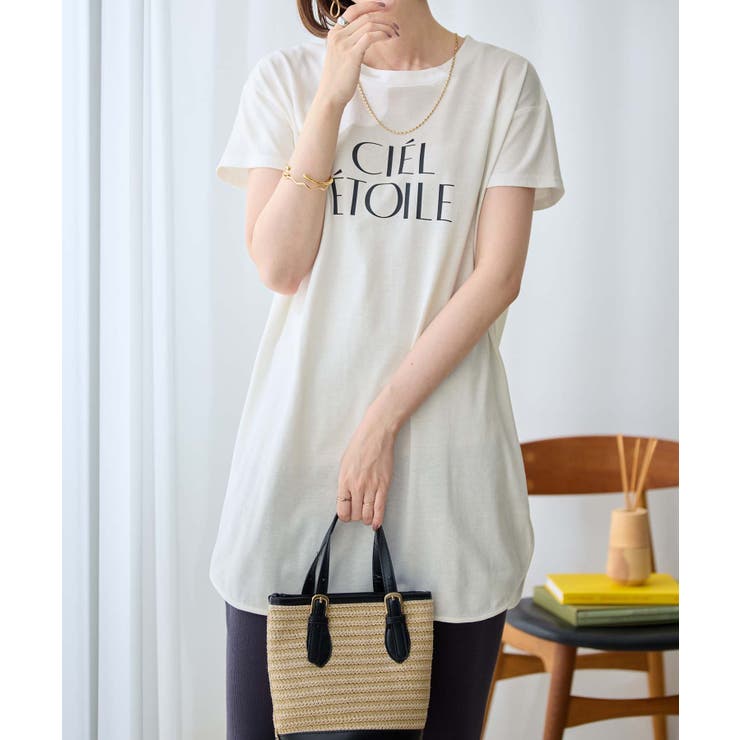 ひんやり＆さらり綿混チュニックＴシャツ | Viola e Viola | 詳細画像3 