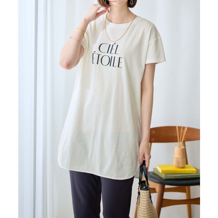 ひんやり＆さらり綿混チュニックＴシャツ | Viola e Viola | 詳細画像4 