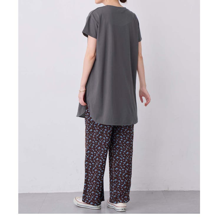 ひんやり＆さらり綿混チュニックＴシャツ | Viola e Viola | 詳細画像26 