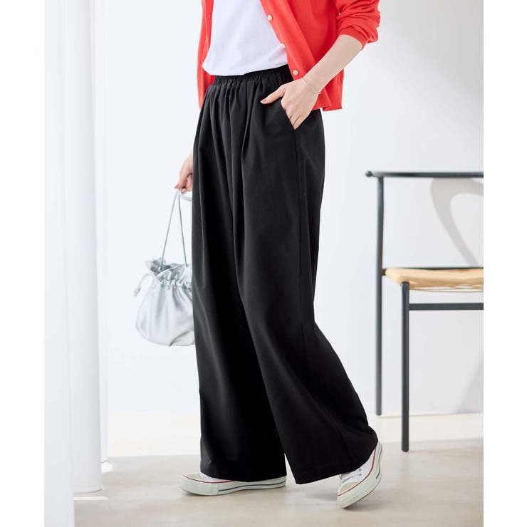 風が通り抜ける！サッカーワイドパンツ | Viola e Viola | 詳細画像3 