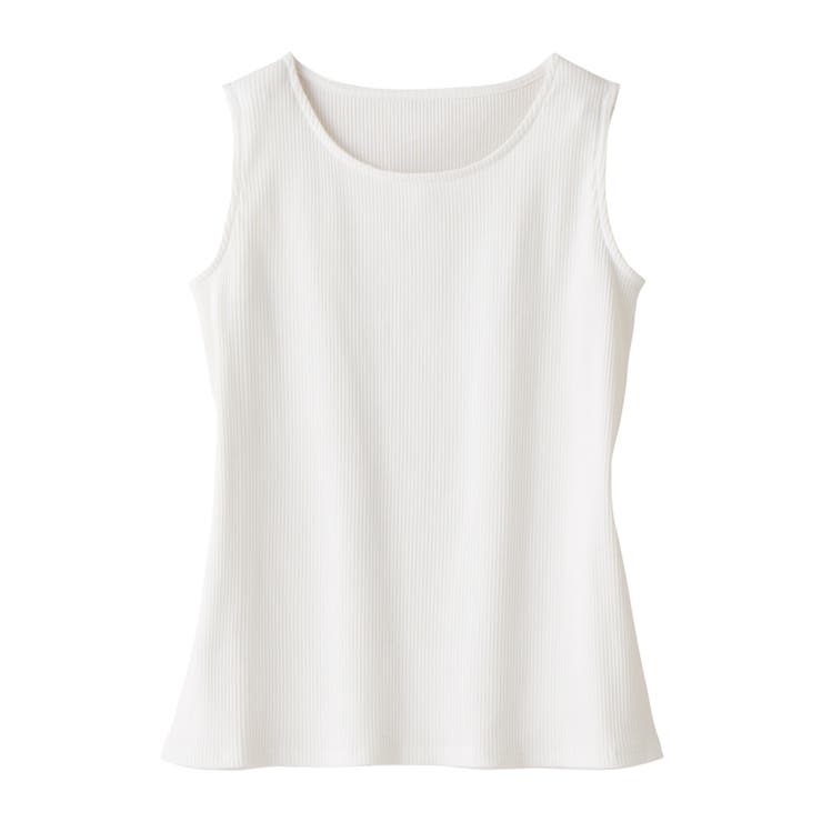 ＜肩紐隠せるストラップ付き＞リブタンクトップ | alotta | 詳細画像30 