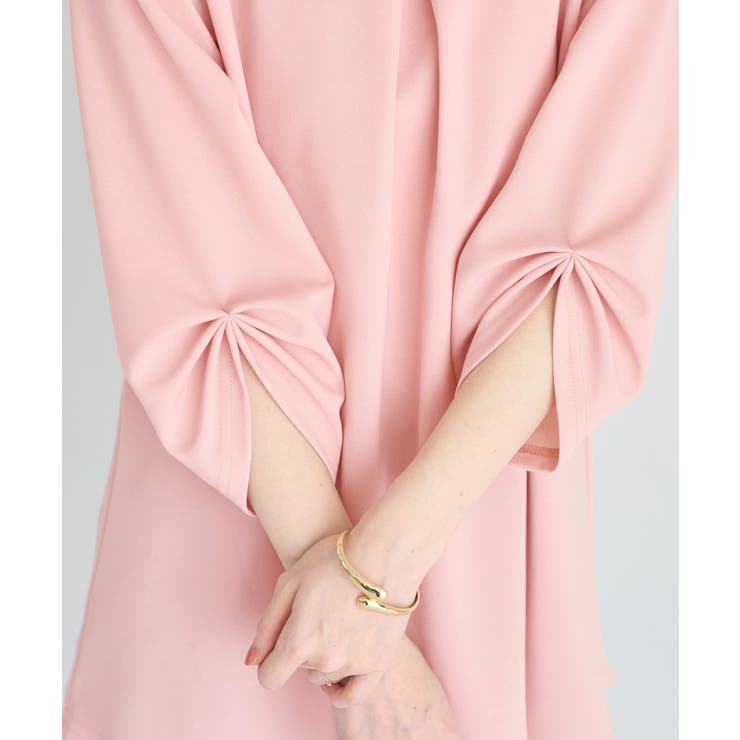 ７分袖ＡラインチュニックＴブラウス | alotta | 詳細画像32 