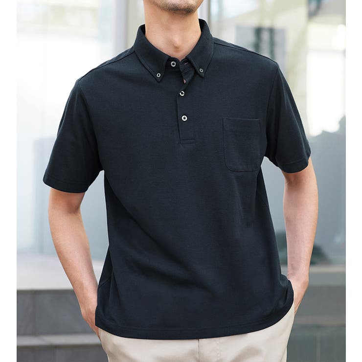 激安 接触冷感ボタンダウンポロシャツ[品番：ATTW0007124]｜REMEN'S メンズウェア