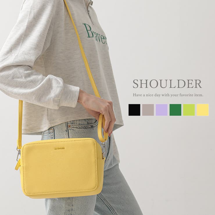 美品⭐️A.P.C. 巾着 ショルダーバッグ フェイクレザー ライトイエロー