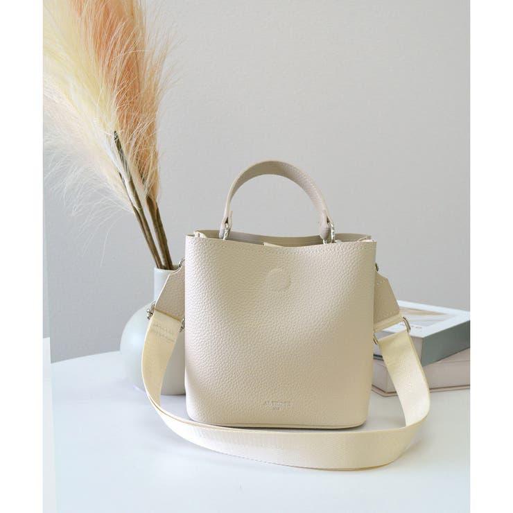 ハグオーワー　レオパードpt.ワンハンドルバケットバッグ（S） ハグオーワー レオパードpt.ワンハンドルバケットバッグ（S