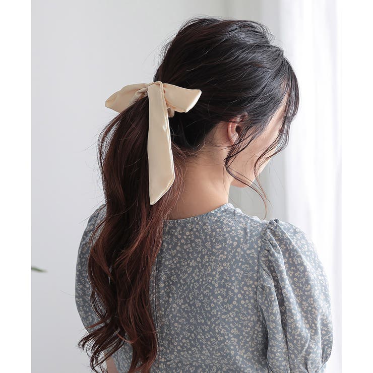 LUDLOW シュシュリボン Foo Tokyo 公式ストア | シルクリボンシュシュ 2WAYタイプ