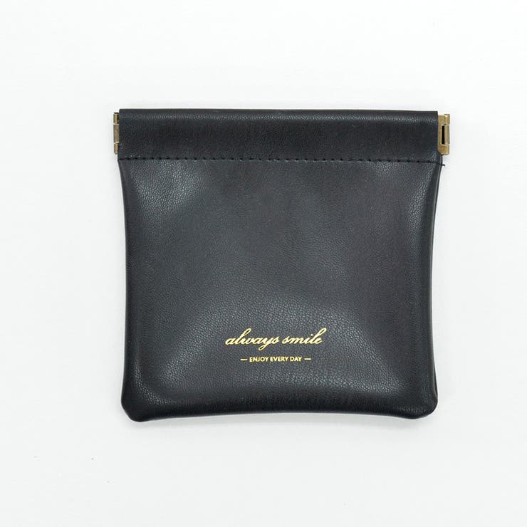 ブラック | ばね口 ミニポーチ M | ALTROSE