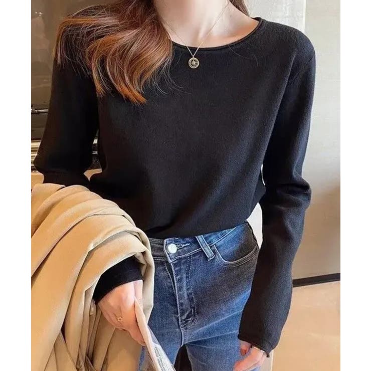 ラウンドネック ニット トップス | ALTROSE | 詳細画像4 