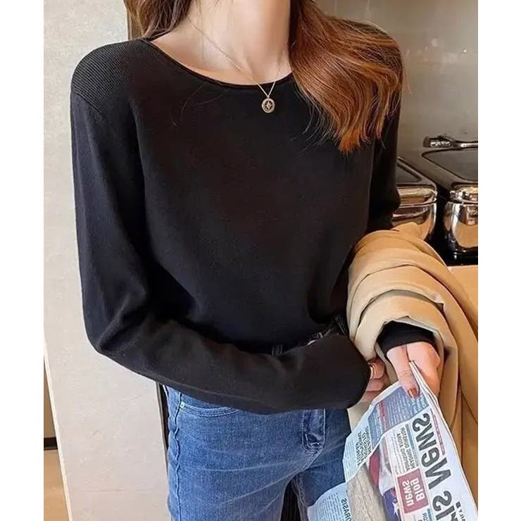 ラウンドネック ニット トップス | ALTROSE | 詳細画像5 