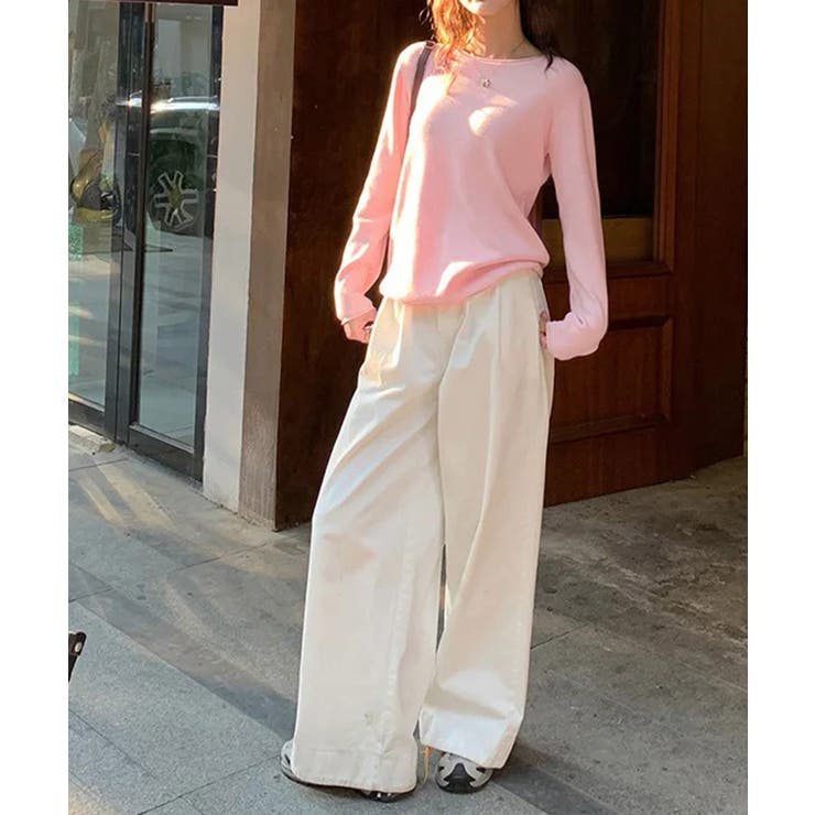 ラウンドネック ニット トップス | ALTROSE | 詳細画像9 