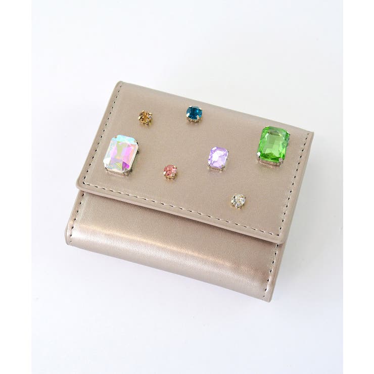 新品 ☆ ビンテージ 金 ウォレット コイン ケース 財布 シルバー 