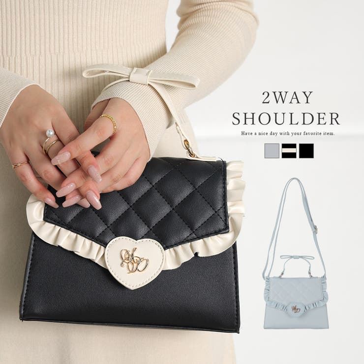 タグ付き♥Rose Cantabileローズ2WAYハンドバッグOZZ ON