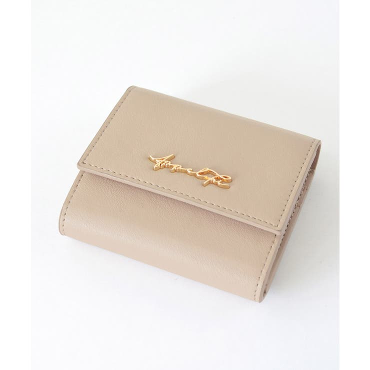 ORSERTO ベージュ 三つ折り財布 ORSERTO ベージュ 三つ折り財布