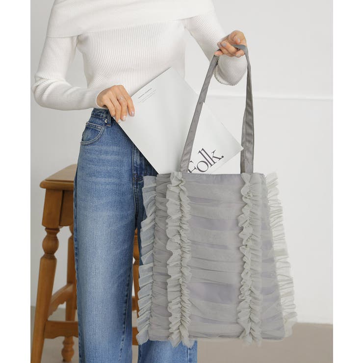 チュール トートバッグ トート[品番：ALTB0002593]｜ALTROSE（アルト