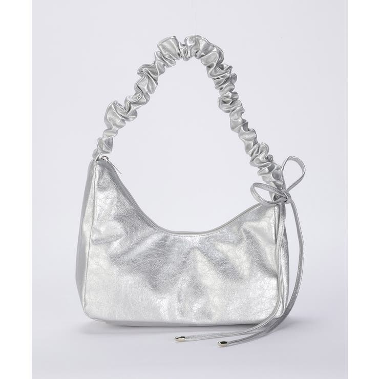 ショルダーバッグ・ポシェット [adelreese] Verba Ezro Bag - Silver ショルダーバッグ メタリック 2WAY ミニ ボストン（ショルダー