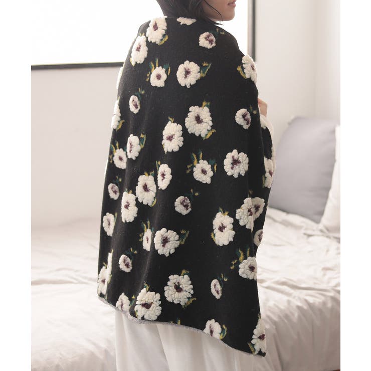 ブランケット ボア フラワー[品番：ALTB0002567]｜ALTROSE