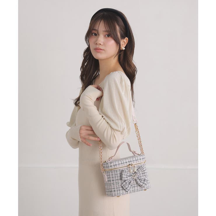 ツイード りぼん リボン[品番：ALTB0002672]｜ALTROSE（アルトローズ