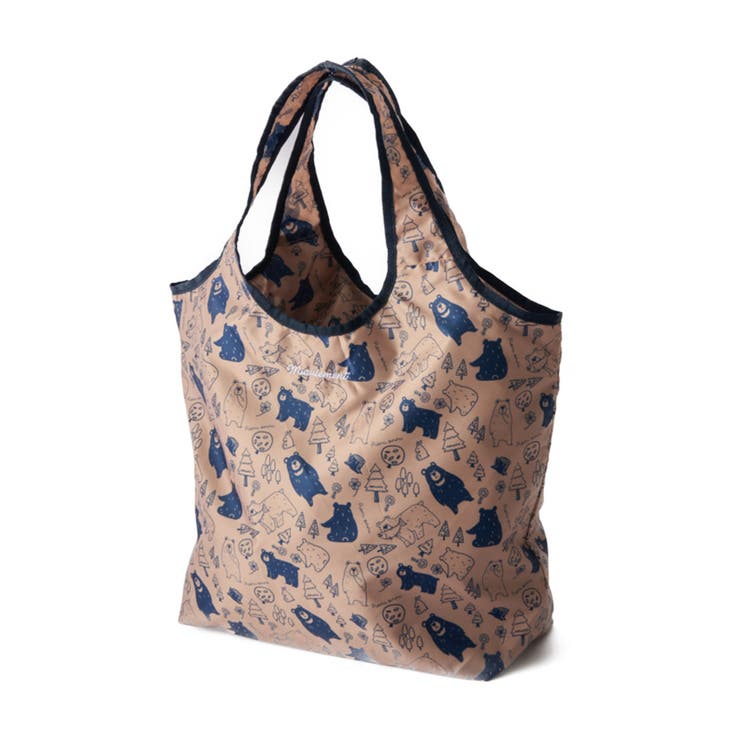 ベージュ（クマ） | エコバッグ トートバッグ 折りたたみ | ALTROSE