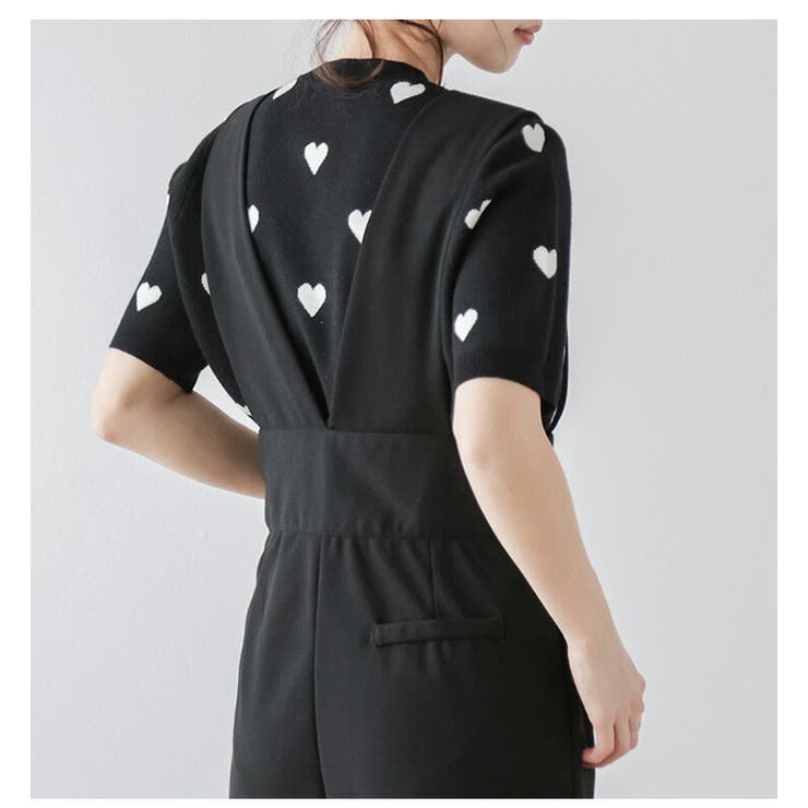 ハート柄トップス ニット プルオーバー | AMELY | 詳細画像12 