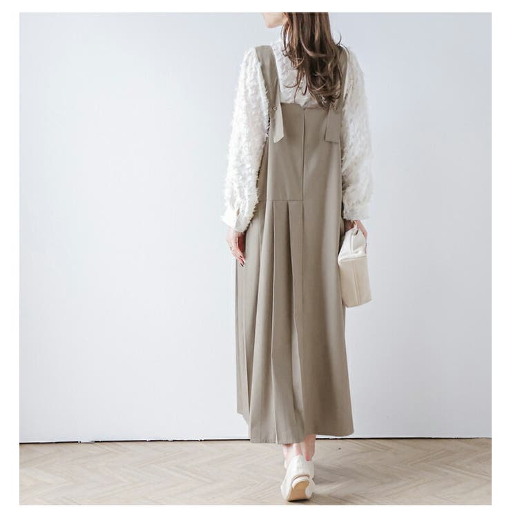 ジャンパースカート プリーツ ワンピース | AMELY | 詳細画像7 