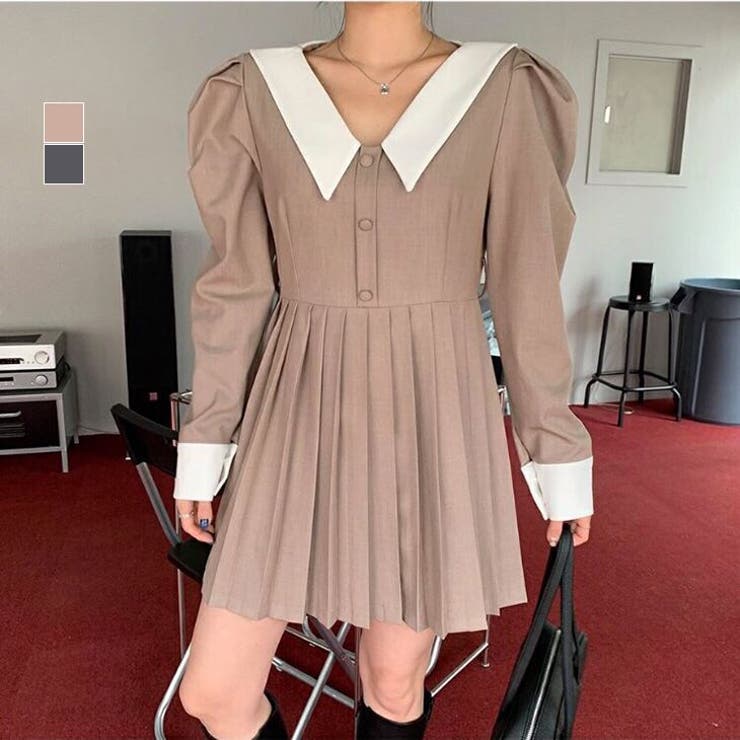 ワンピース プリーツ ミニスカート 品番 Amlw Amely アメリー のレディースファッション通販 Shoplist ショップリスト