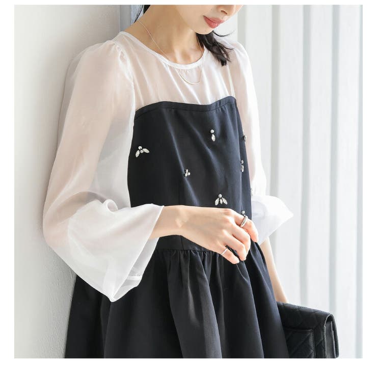 ビジュー シアー ペプラム | AMELY | 詳細画像8 