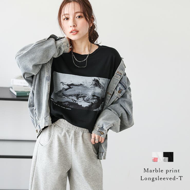 トップス ロンT 長袖Tシャツ | AMELY | 詳細画像1 