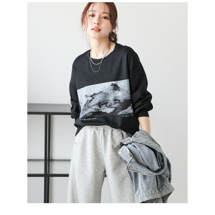 トップス ロンT 長袖Tシャツ | AMELY | 詳細画像13 