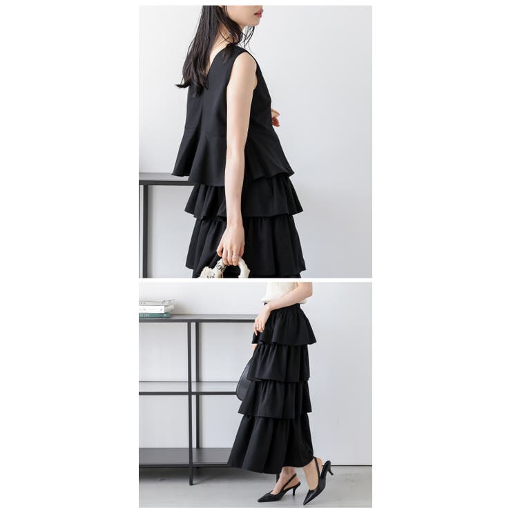 セットアップ スカート ノースリーブ | AMELY | 詳細画像11 