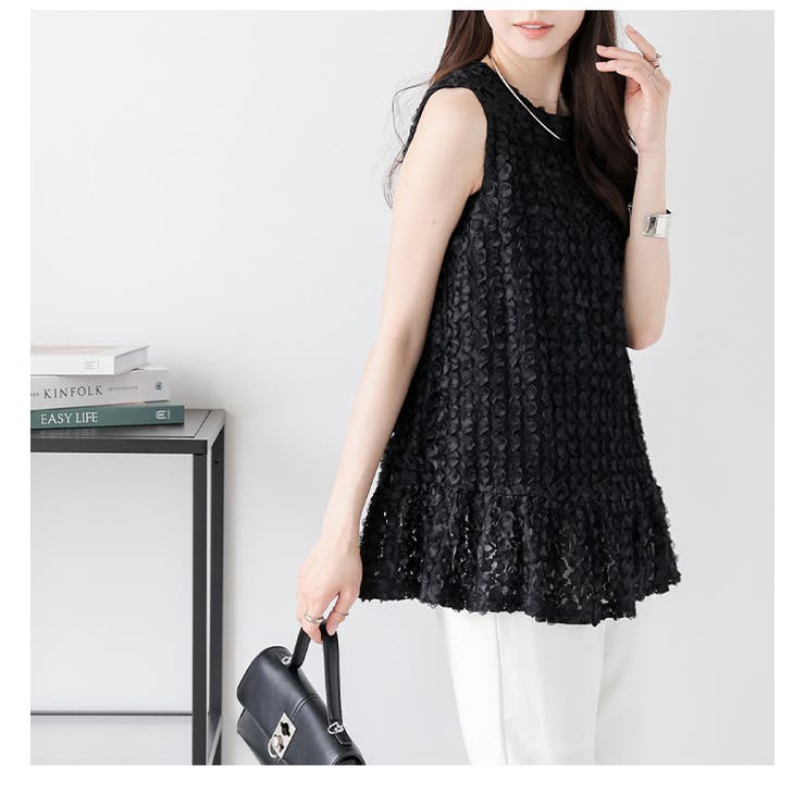 ブラウス ノースリーブ レース | AMELY | 詳細画像12 