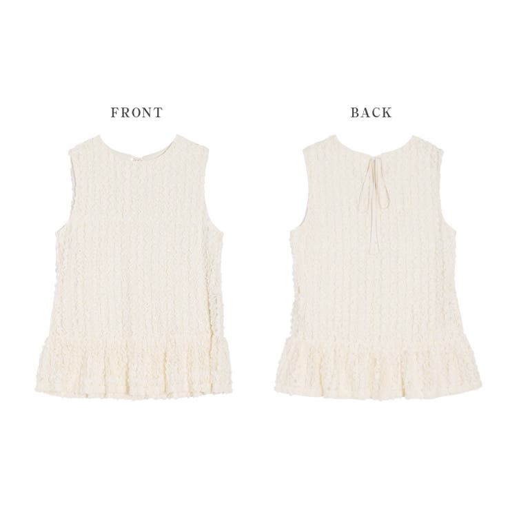 ブラウス ノースリーブ レース | AMELY | 詳細画像14 