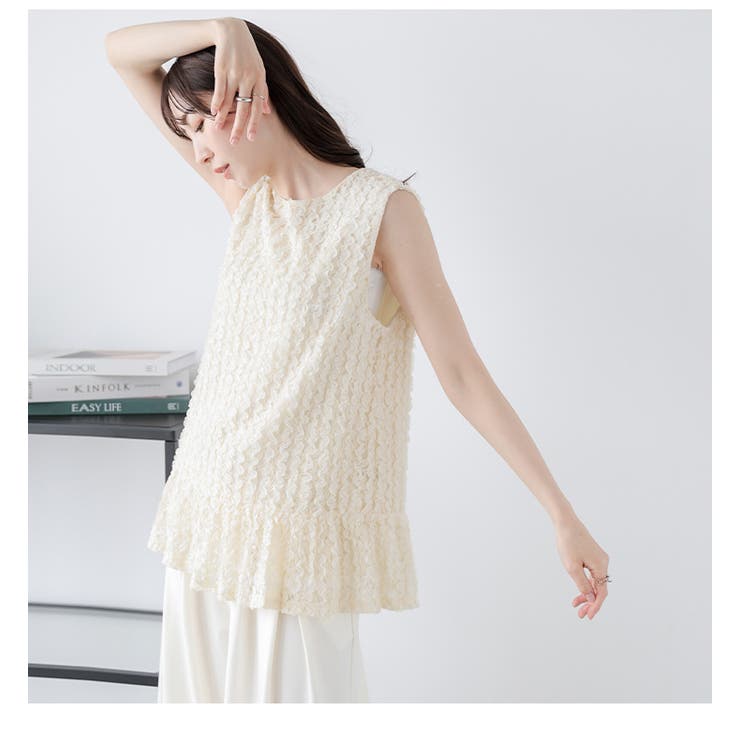 ブラウス ノースリーブ レース | AMELY | 詳細画像9 