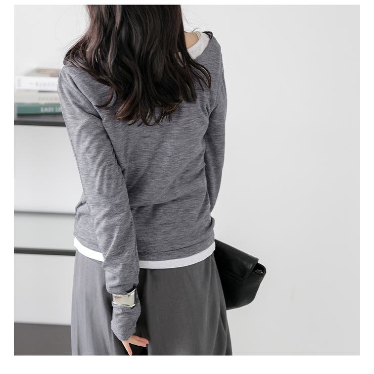 トップス シアー シンプル | AMELY | 詳細画像7 