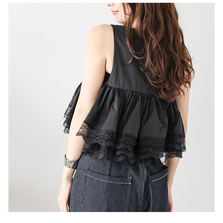 レース フリル ティアード | AMELY | 詳細画像11 