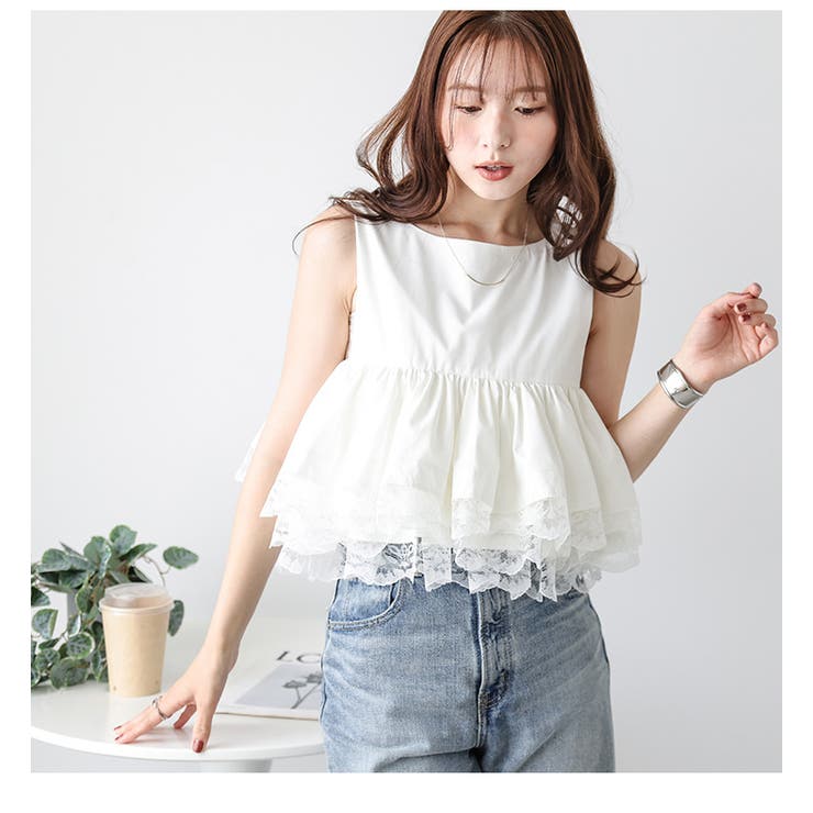 レース フリル ティアード | AMELY | 詳細画像7 