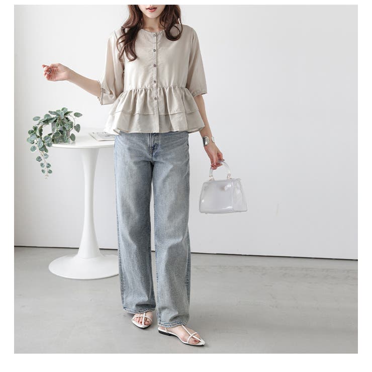 ティアードフリル ペプラム シアー | AMELY | 詳細画像6 