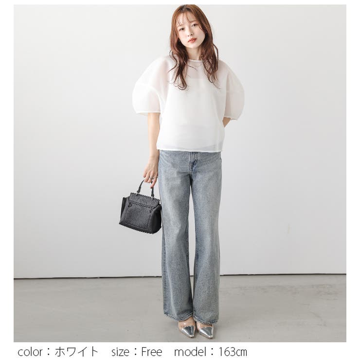 シアー バルーン プルオーバー | AMELY | 詳細画像8 