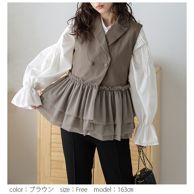 ジレ ベスト テーラード | AMELY | 詳細画像11 