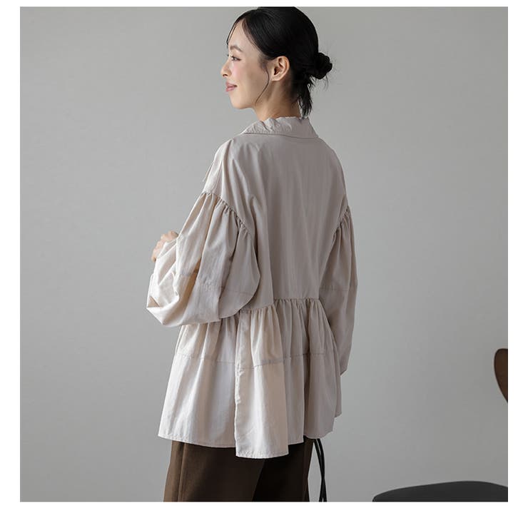 ライトアウター ブルゾン ペプラム | AMELY | 詳細画像10 