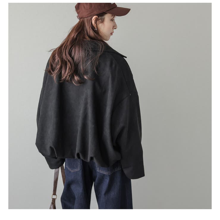 フェイクスエード スウェード ブルゾン | AMELY | 詳細画像13 