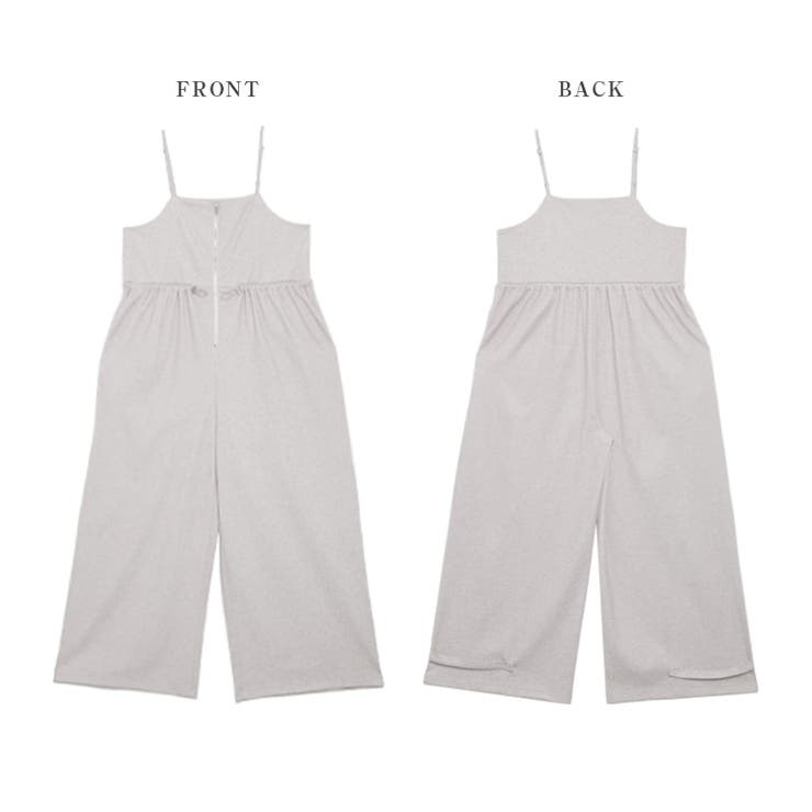 サロペット キャミ フロントジップ | AMELY | 詳細画像14 