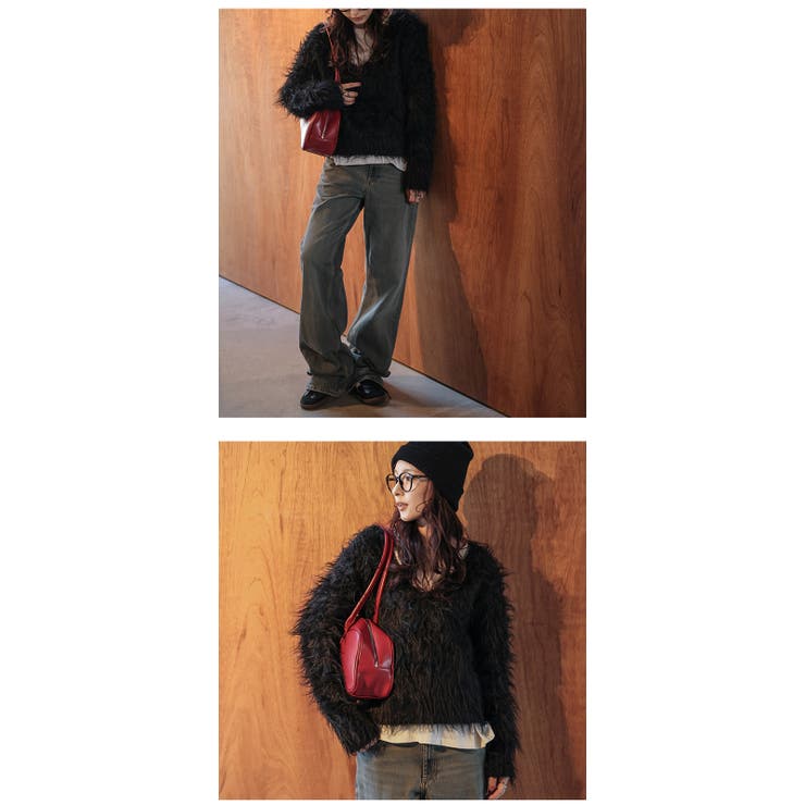 シャギー ニット 長袖 | AMELY | 詳細画像6 