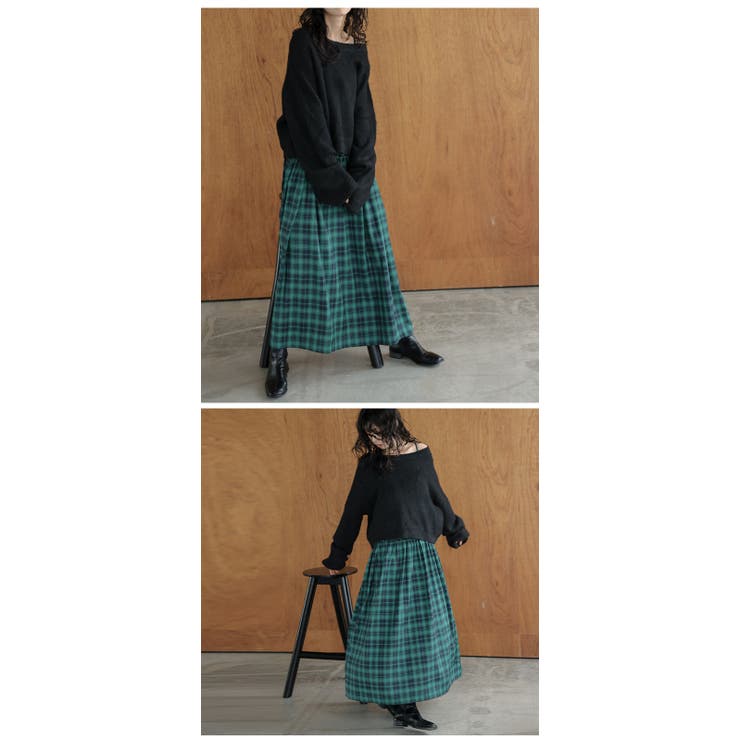 ワンピース キャミワンピ チェック[品番：AMLW0003253]｜AMELY