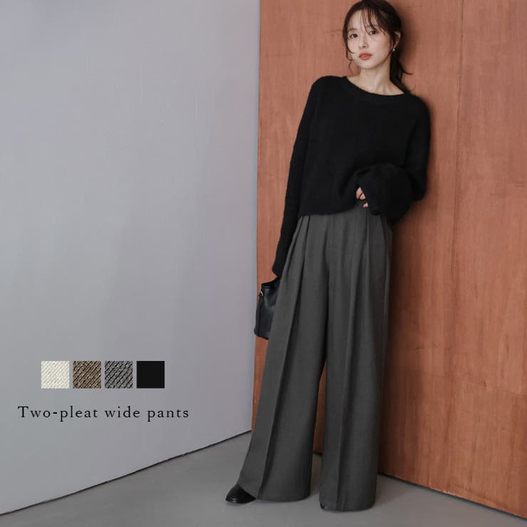 パンツ ワイドパンツ ボトムス | AMELY | 詳細画像1