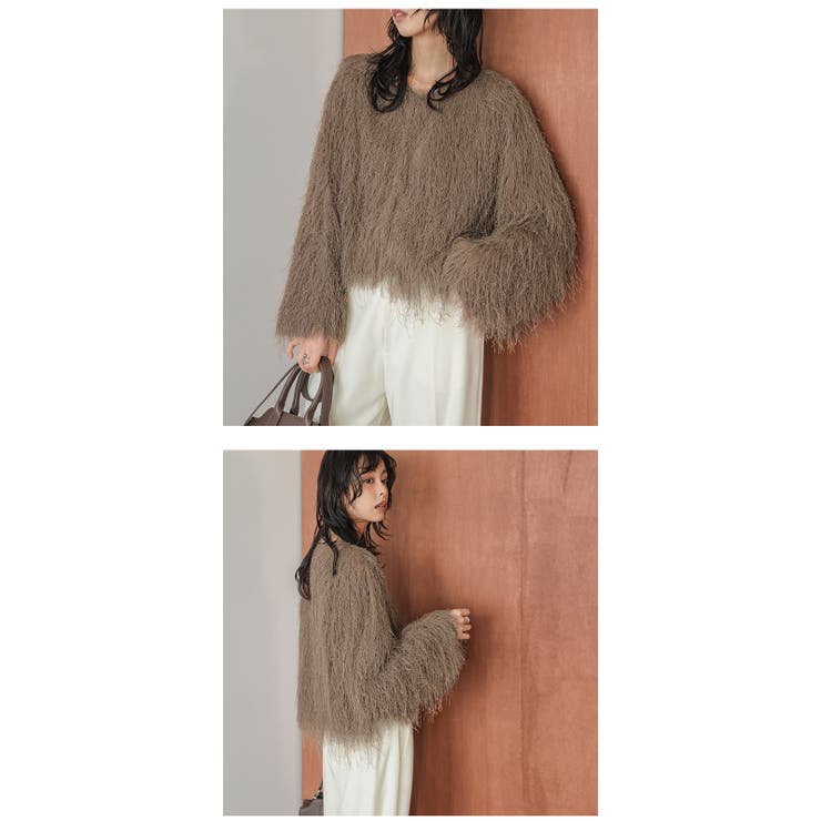 ジャケット フリンジ ショート丈 | AMELY | 詳細画像9 