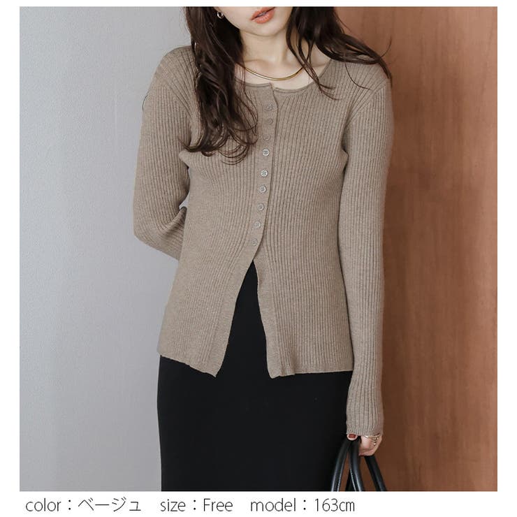 ニット プルオーバー リブニット | AMELY | 詳細画像11 